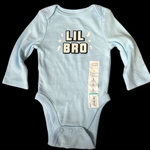 Jumping Beans Lil Bro Longsleeve Onesie